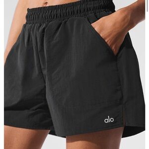 ALO Yoga Women's Charcoal Athletic Shorts
